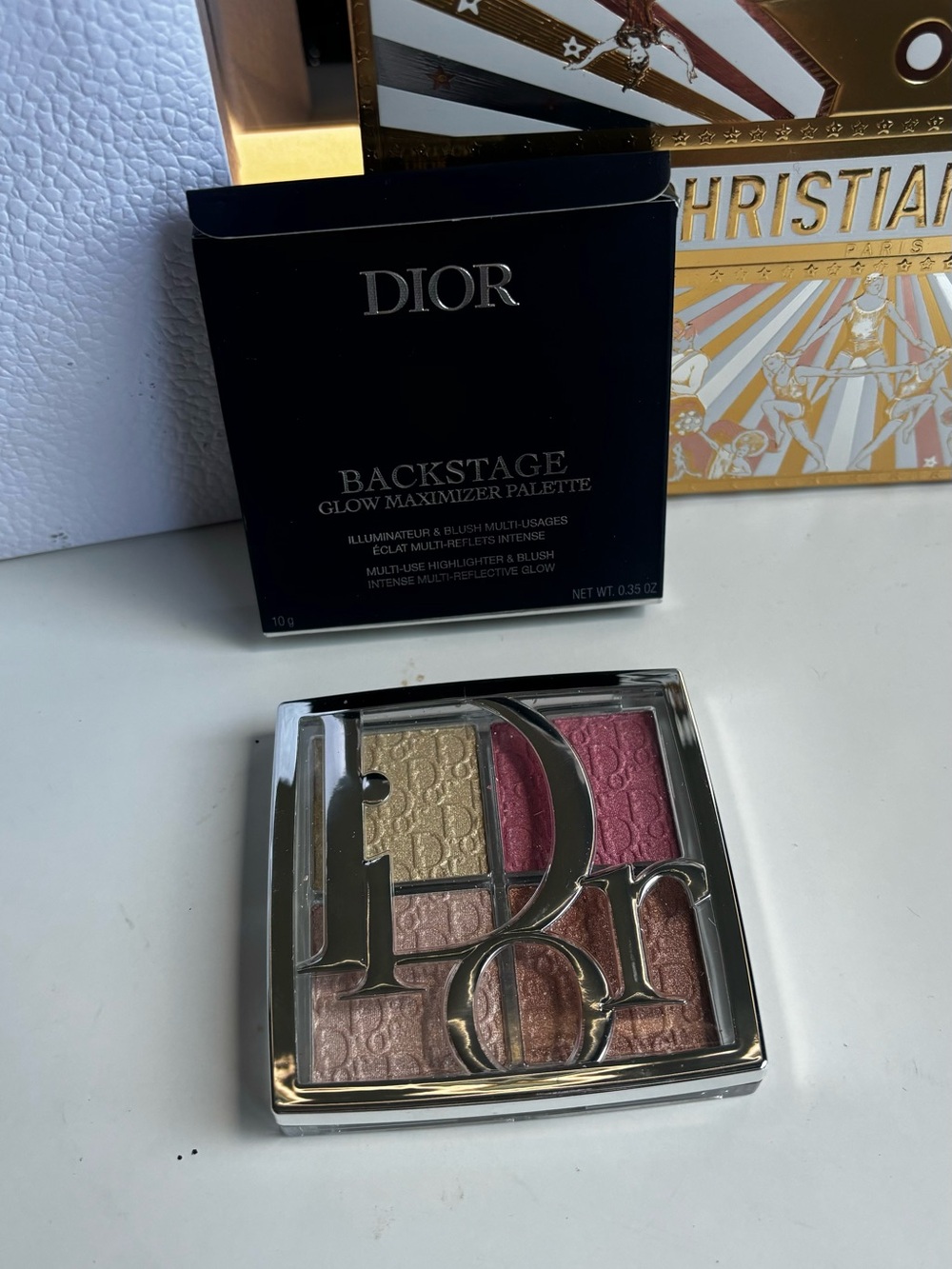 DIOR Backstage Glow Maximizer Face Palette  Rose Gold Glow